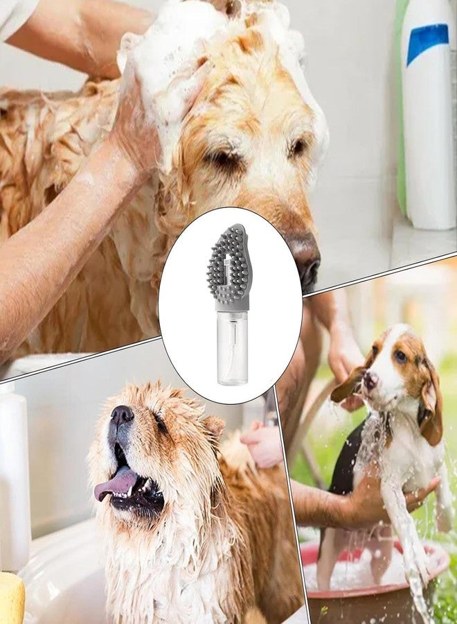 Abhaymart Dog Shower Brush, Pet Bathing Tool with Soap Dispenser, Puppy Hair Cleaning Comb, for Dematting Shower Grooming Bathing Shedding Bathroom Dogs Cats - Image 4
